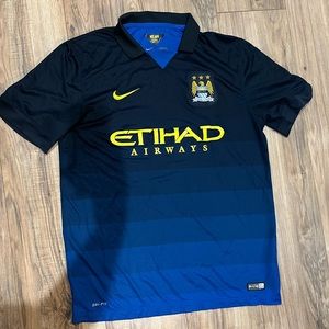 Nike Men's Manchester City Away 2014 Soccer Jersey